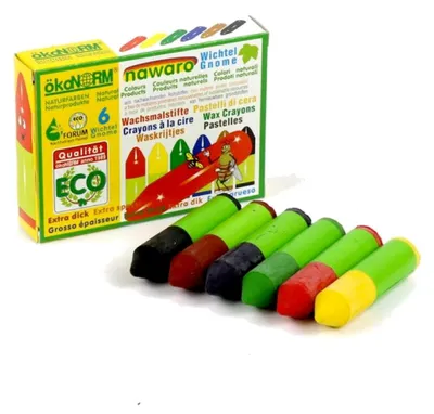 Obrázok produktu pre ökoNorm voskový trpaslík/trpaslík nawaro, kartónová škatuľa - 6 farieb