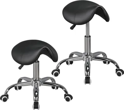 Produktbild von Sattelhocker Praxishocker Kosmetikhocker Drehhocker Rollhocker Arbeitshocker