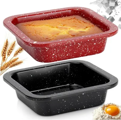 Obrázok produktu pre Granitová forma na pečenie 12x12 cm, 2 kusy