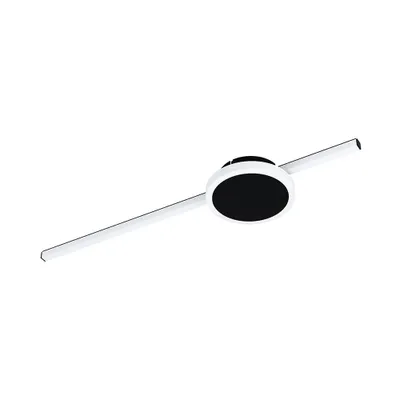 Produktbild von Eglo LED Wand-/Deckenleuchte Sarginto rund weiß-schwarz 59 x 14 cm