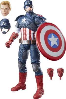 Produktbild von Hasbro Marvel Legends: Captain America, Mehrfarben, 4 Jahr(e), Junge, Comics, Aktion/Abenteuer, Avengers: Age of Ultron