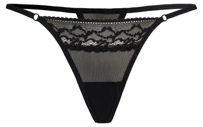 Immagine prodotto di Tanga da donna Teyli con pizzo floreale Erori Female 379 nero S/M