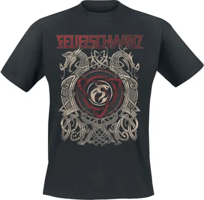 Produktbild von Feuerschwanz T-Shirt Herren Celtic Cirlce schwarz XL