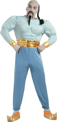A man in a genie costume.