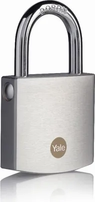 Imagen del producto de Candado Yale Y120B/40/125/1, 40 mm, color plateado, con llave (Y120B/40/125/1)