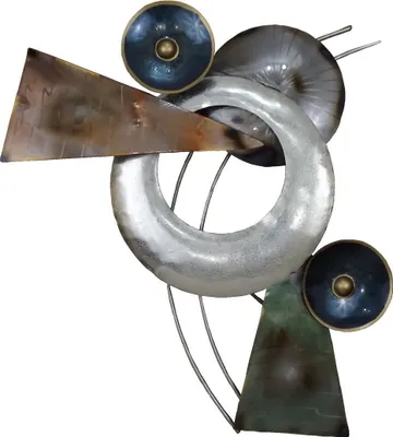Produktbild von Wanddeko Wandbild Metall Elemente Deko Bild Artikel Wandekoration Wandschmuck