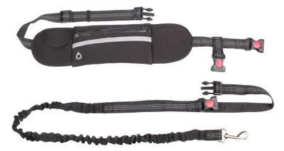 Obrázek produktu pro Runner Buddy 1.0 vodítko na běhání se psem černá, 1 ks