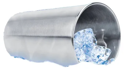 Zdjęcie produktu dla Kubek turystyczny, stal nierdzewna, pojemność 500 ml, waga ok. 100 g, wymiary: 12,5 cm x 8,5 cm, wszechstronne zastosowanie