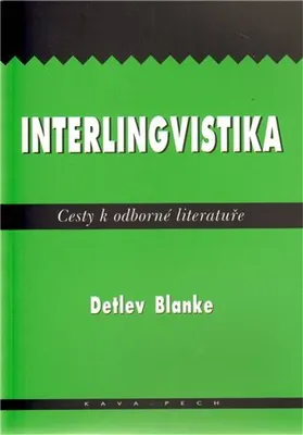 Obrázek produktu pro Interlingvistika - Detlev Blanke