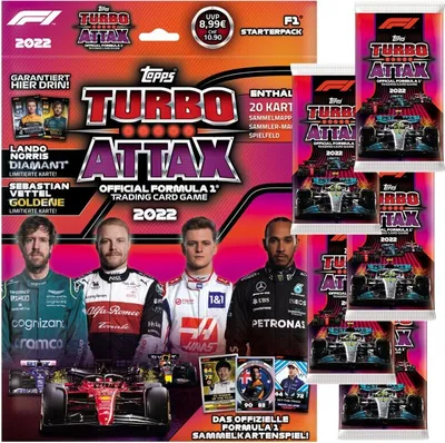 Obrázek produktu pro Topps - Turbo Attax Formula 1 2022 - 1 startér + 5 boosterů