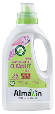 Produktbild von AlmaWin, Waschmittel mit Walnuss-Saponin, 25 Waschgänge, 750 ml