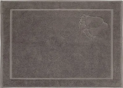 Produktbild von Badematte aus Baumwolle, 100 % Baumwolle, Frottee, 750 g/m² 50x70 Taupe 750gram