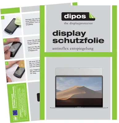 Produktbild von 2x Schutzfolie für Apple MacBook Air 13 Zoll (2018) matt Displayschutzfolie