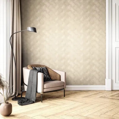 Produktbild von NEWROOM Tapete Kalon Beige Vliestapete - Glamour Muster Struktur  Germany