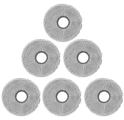 6 Ersatz-Wischtücher für Ecovacs Deebot N30 Pro/Omni