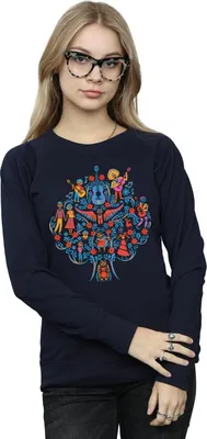 Produktbild von Disney - "Coco" Sweatshirt für Damen BI3541 (XL) (Marineblau)