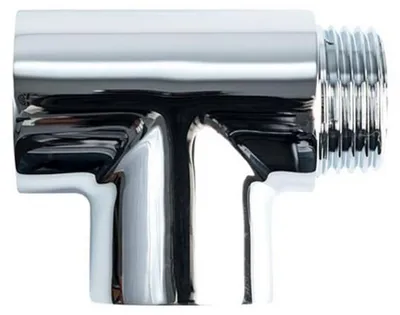 Productafbeelding van Kermi T-stuk, 1/2 inch, verchroomd