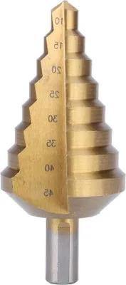 Zdjęcie produktu dla Wiertło stożkowe HSS z powłoką, 10–45 mm, do wiertarek elektrycznych