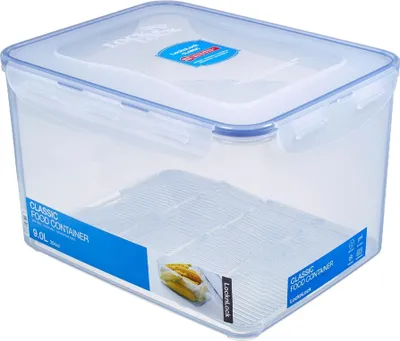 Produktbild von Lock & Lock HPL838, Box, Rechteckig, 9 l, Blau, Transparent, Polypropylen (PP), -20 - 115,6 °C