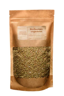 Produktbild von IGART Ungerösteter Buchweizen 25kg | Lecker | Quelle der Ballaststoffe | Eiweißquelle | 1A Qualität