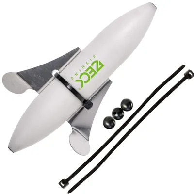 Produktbild von Zeck Propeller U-Float Solid White - U-Pose für Wallermontage, Tragkraft:15g