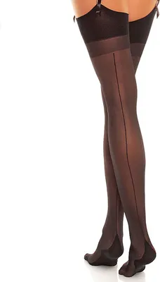 Produktbild von Straps-Strümpfe mit Rückwärtige Naht DELIGHT 20 DEN black-60.62
