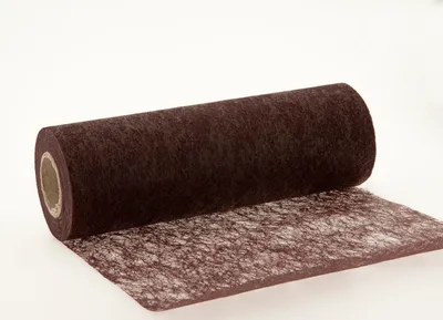 Produktbild von 20m Vlies Tischband B23cm Tischläufer Tischdeko Hochzeit Kommunion Konfirmation, Farbe:schokobraun