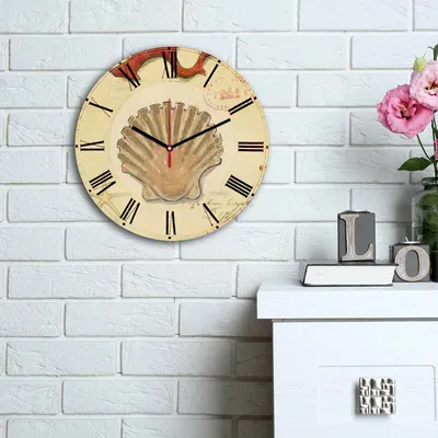 Produktbild von Opviq, 3030MS- HMA6161, Bunt, Wanduhren, 30 cm, 100% MDF (Dicke: 5 mm)