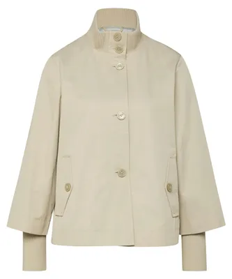 Produktbild von s.Oliver lässige Outdoor Jacke mit Relaxed Fit, Stehkragen und Rippbündchen