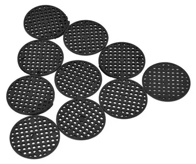 Produktbild von Garten-Blumenkasten-Set 10 Stück - Runde Form 4,5 cm - Hochwertige Plastik - Boden mit Rostmatte - Antikegelmat - Hochwertiger Gartenkasten