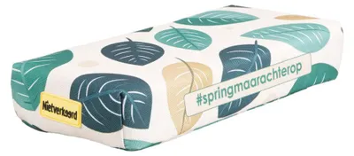 Image de Newlooxs pas faux coussin de siège pour porte-bagages avec impression végétalienne