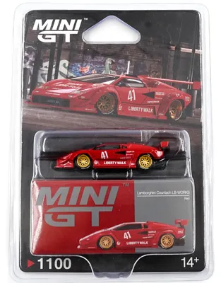 Produktbild von LAMBORGHINI COUNTACH LB-WORKS RED 2025 - BLISTR - Mini GT 1:64