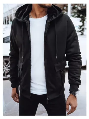 Imagen del producto de Sudadera para hombre DSTREET BX5623, color negro, talla XXL