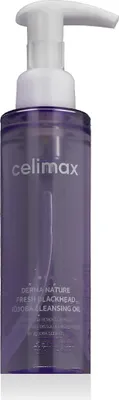 Productafbeelding van celimax - Verfrissende reinigingsolie met jojoba tegen mee-eters, 150 ml. Gezichtsolie voor de reiniging