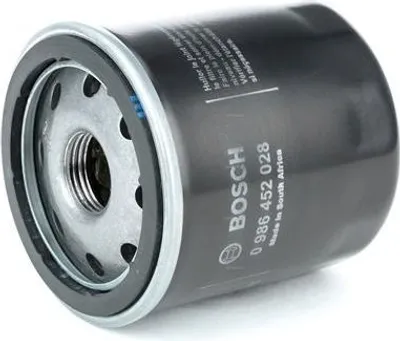 Produktbild von Ölfilter BOSCH 0 986 452 028 Anschraubfilter für TOYOTA Yaris Schrägheck (P9) für DAIHATSU Cuore VII (L275, L285, L276)