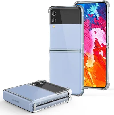 Obrázok produktu pre Puzdro pre Samsung Galaxy Z Flip4 Clear Anti-Scratch Hard Cover Protective Cover