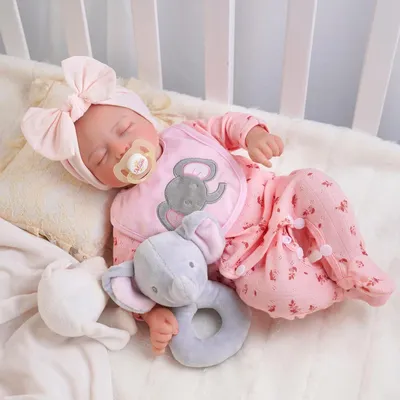 Zdjęcie produktu dla Lalka reborn 17 cali, winylowe ciało, śpiąca lalka, dla dzieci