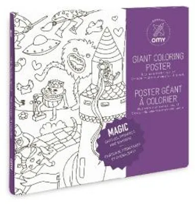Obrázok produktu pre Obrovský plagát na vyfarbenie Magic 100 x 70 cm