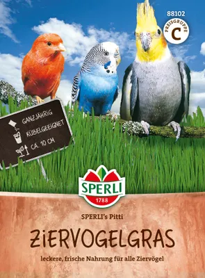 Produktbild von SPERLI Ziervogelgrassamen Pitti 7 Töpfe
