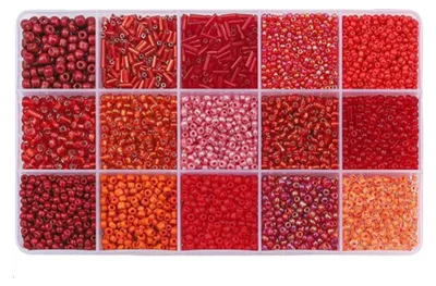 Parelarmbanden-Set, 6000 Stück, DIY-Bastelset für Schmuck
