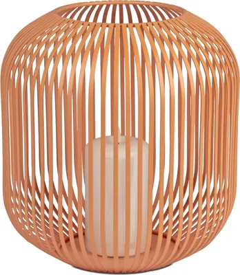 Produktbild von Windlicht Wili Stäbe in Kugelform H. 28cm apricot orange aus Metall Formano F26