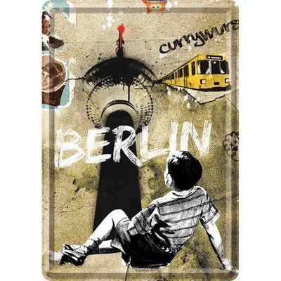 Zdjęcie produktu dla Nostalgic-Art - blaszana pocztówka - CityStyle - Berlin Street Art