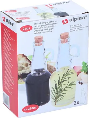Zdjęcie produktu dla Nd38_E8711252474106 Alpina - Butelka Szklana Z Ko