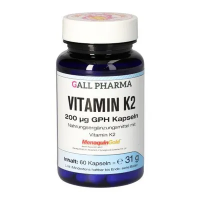 Produktbild von VITAMIN K2 200 ug GPH Kapseln, 60 St KAP