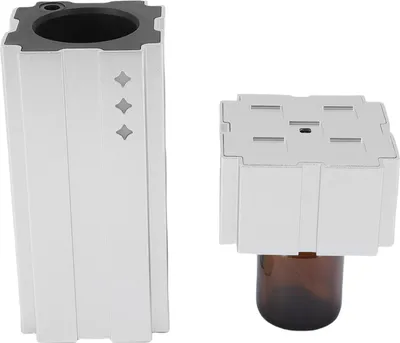 Image de Diffuseur d'arômes sans eau 20 ml – silencieux, anti-fuites, diffuseur à vapeur froide pour la voiture, la chambre à coucher et le bureau, argent