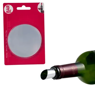 Produktbild von Hit Weinausgießer Profi 5er Pack Tropfenfänger silber Ø5cm