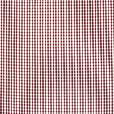 Produktbild von Dekostoff Meterware kariert dunkelrot weiß Karo: Gardinenstoff 0,5cm