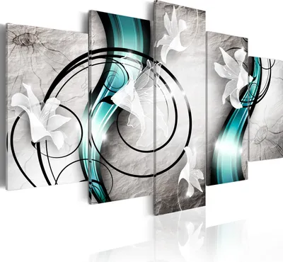Produktbild von Modernes Wandbild 020101-267 (200x100) - 5 Teilig Bilder Fotografie auf Vlies Leiwnand Foto Bild Dekoration Wand Bilder Kunstruck