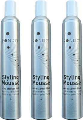 Produktbild von Rondo Styling Mousse extra Strong 3 x 500 ml
