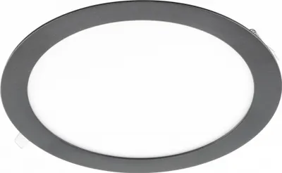 Produktbild von 18W Runde LED Einbauleuchte slim Panel Spot mit schwarzen Rahmen Ø 225mm 1520 Lumen Neutralweiß (4000 K)